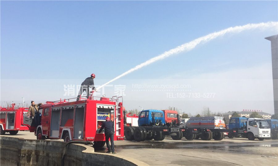 消防車試水 消防車試水
