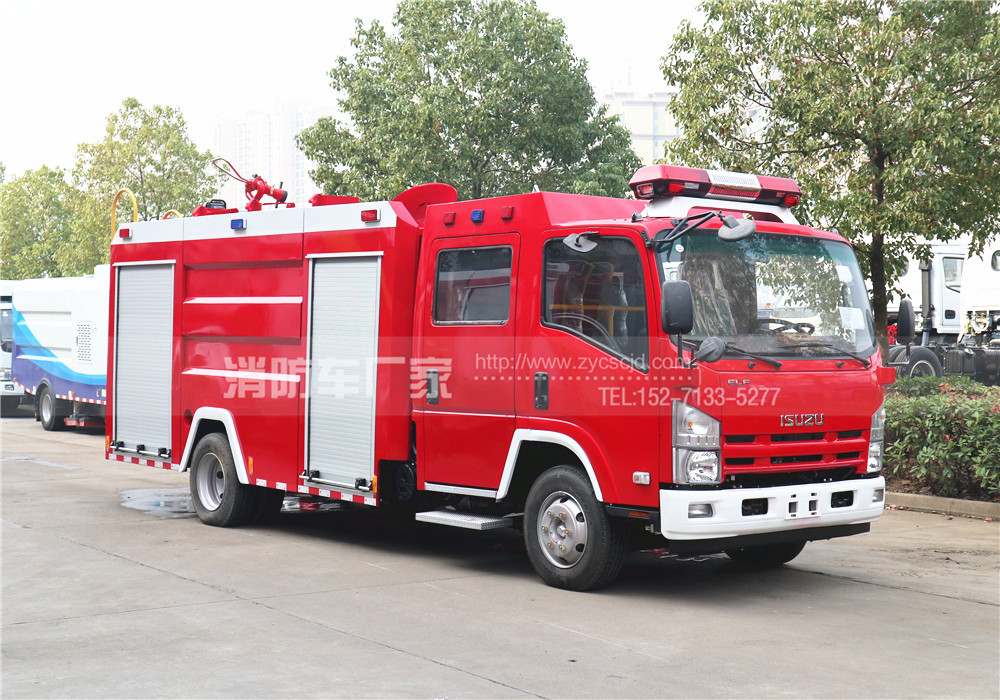 新款五十鈴700P 3.5噸消防車高清圖片 新款五十鈴700P 3.5噸消防車高清圖片